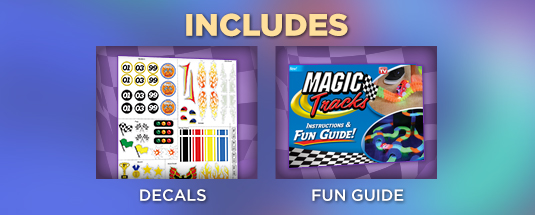 Includes: decals & fun guide
